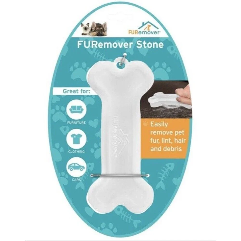 FURemover Stone, Easily Removes Pet fur, Hair, Lint, And Debris, New